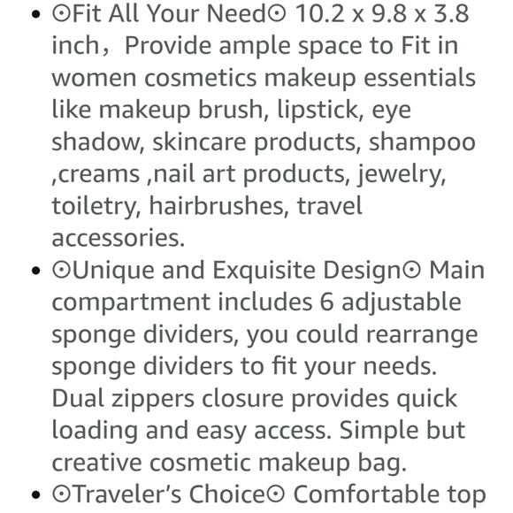 Grey Marble Travel Organizer Case. Cosmetics/Jewelry/Phone/Headphones. Brand New - Picture 11 of 12